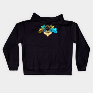 Rainbow Rings Kids Hoodie